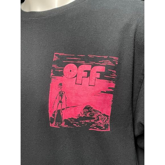 2013 Off-White c/o Virgil Abloh Main Label Floating Skulls Oversize T-Shirt - Picture 9 of 10